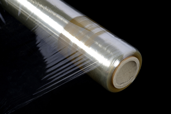 0.02mm Transparent PVC Wrapping Film Embossed Surface For Packaging