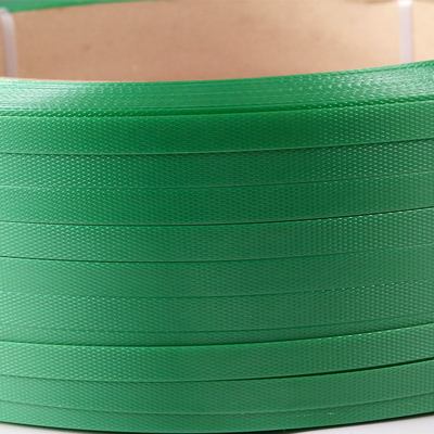 Green PET Packing Strap 19mm Width Plastic Strap Band 20kg 0.5mm Thickness For brick