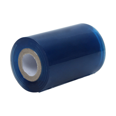 Customized Cling Plastic Protective Film PVC Blue 35mm Width Electrostatic 0.1mm Thickness